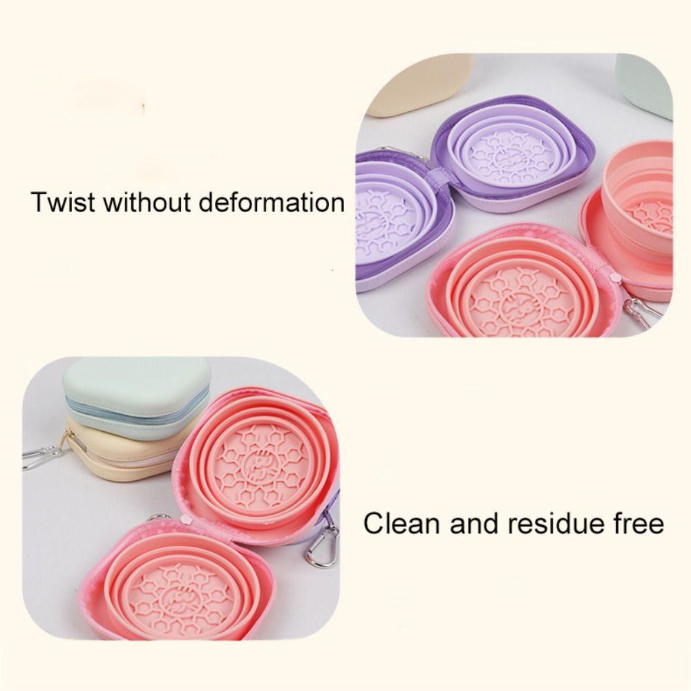 Collapsible Dog Water Food Bowl Integrated Type Cat Double Bowl Pet Outdoor Drinking Bowl  Travel