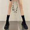 Height-increasing thick-soled Martin boots for women's spring and autumn 2025 new fashionable versatile ins set of boots, thin boots, elastic boots
