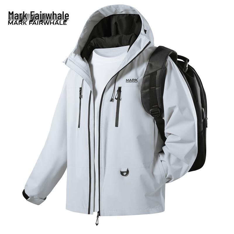 MARK FAIRWHALE Unisex Hooded Windbreaker Jacket