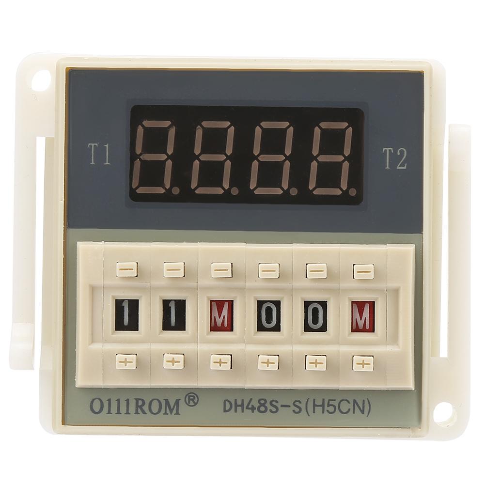 Buy O111ROM DH48SS2Z Durable LCD Display Time Timer Delay Relay 8