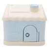 House Piggy Bank Cute House Open Door with Key Financial Awareness Portable Develop Saving Habit Coin Bank for Boy Girl