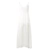 Women's Summer Sling V-neck Sexy Lace Splitting Irregular Long Dress
