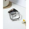Tempered Glass+cover For Apple Watch Case 45mm 44mm 42mm 41mm 38-40mm PC bumper Screen Protector iWatch series 9 8 7 se 6 4 5 3 7