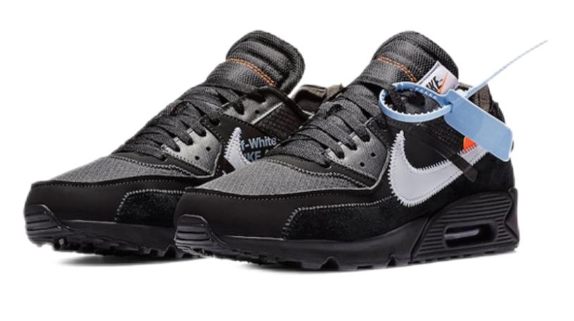 Nike Air Max 90 x OFF-WHITE Nero 2019   Uomo AA7293-001 cm