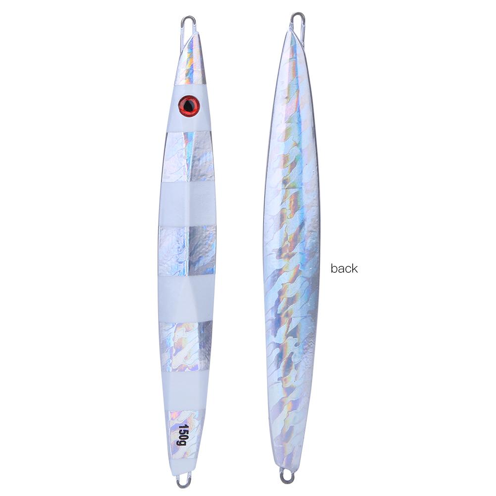 150g Simulated Fish Artificial Fishing Bait Night Light Lure Fishing Tackle AccessorySilver