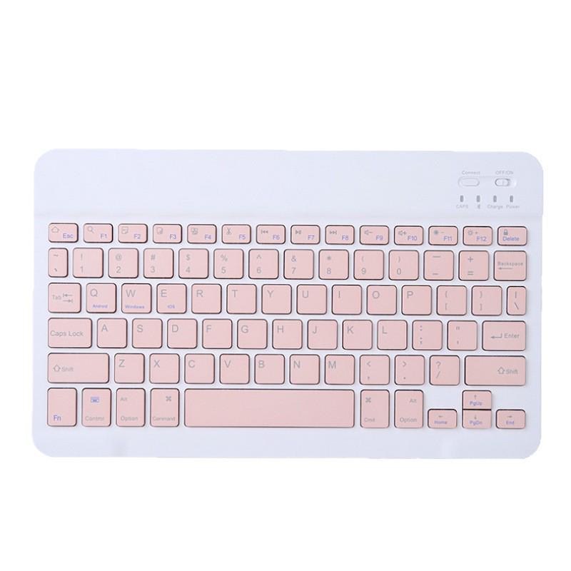 Ultra-Thin Portable Bluetooth Keyboard & Mouse Set for iPad, Tablet, and 10-Inch Android Phones