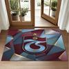Trabzonspor FC Design Crystal Velvet Rug Soft Decorative Mat for Bedroom Entrance