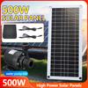 Kit Pompa Apă Solară Profesională 500W - Debit Mare 800L/H cu Panou Solar PET pentru Baie Păsări Piscină Lac Decorațiune 4