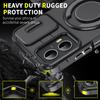 Armor Magnetic Holder Case for Motorola Moto G Play 5G G5G GStylus 5G GPower 5G 2024 Slide Camera Protection Shockproof Cover