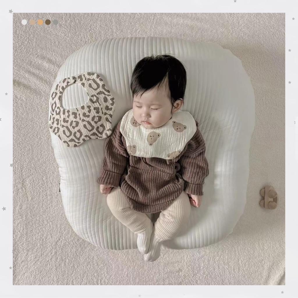 GoUseGo Baby Set of for Boys and Flower Petal Gauze Baby Feeding Bibs for and 3 Years Soft Absorbent and Perfect for and Preschool Newborn Bibs, 6,