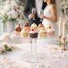 Gifts Acrylic Cake Stand Round Double-layer Dessert Display Rack Transparent Party Dessert Stand Wedding Birthday
