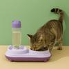 Non-slip Cat Drinking Bowls Spill Proof Pet Water Food Bowl Cat Double Bowl  Multi-Pet