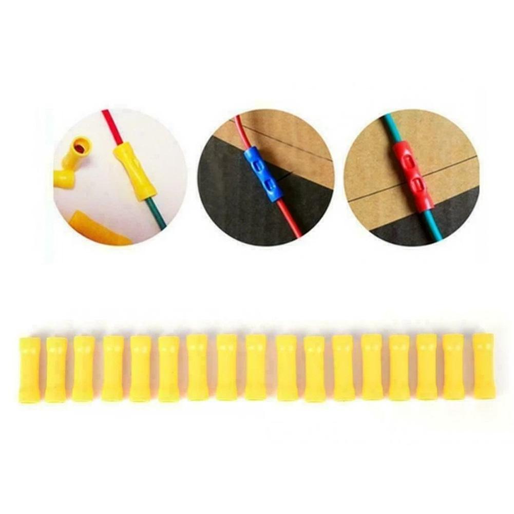 50pcs Crimping Terminals Set PVC & Copper Connectors For Workshop Equipment Accessories Quick Installation