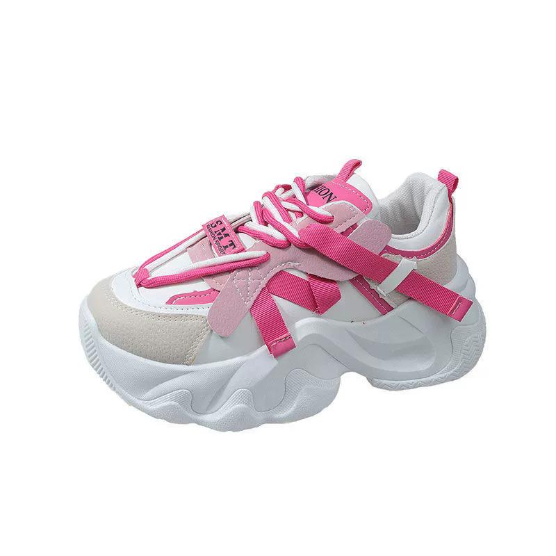 Fashion Women Platform Sneakers Spring Autumn Women Casual Sport Shoes Trend Breathable Sneakers Design Thick Sole Wear Vulcanize Shoes