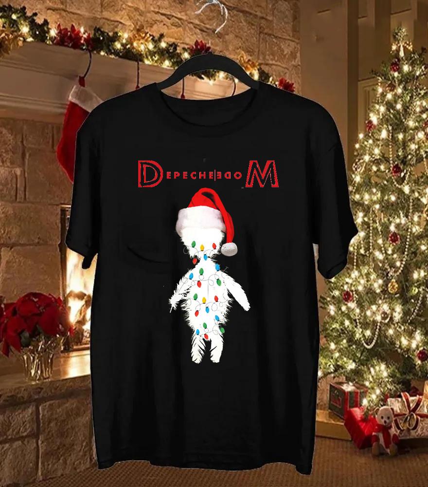 

NEW Merry Christmas Depeche Mode Short Sleeve Black All Size Shirt OM171 Unisex T-Shirt S