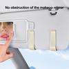 Car Storage Box with Shockproof Velvet Lining for Sunglasses And Small Items Automotive Eyeglasses Storage Case One-Hand Open Organizer