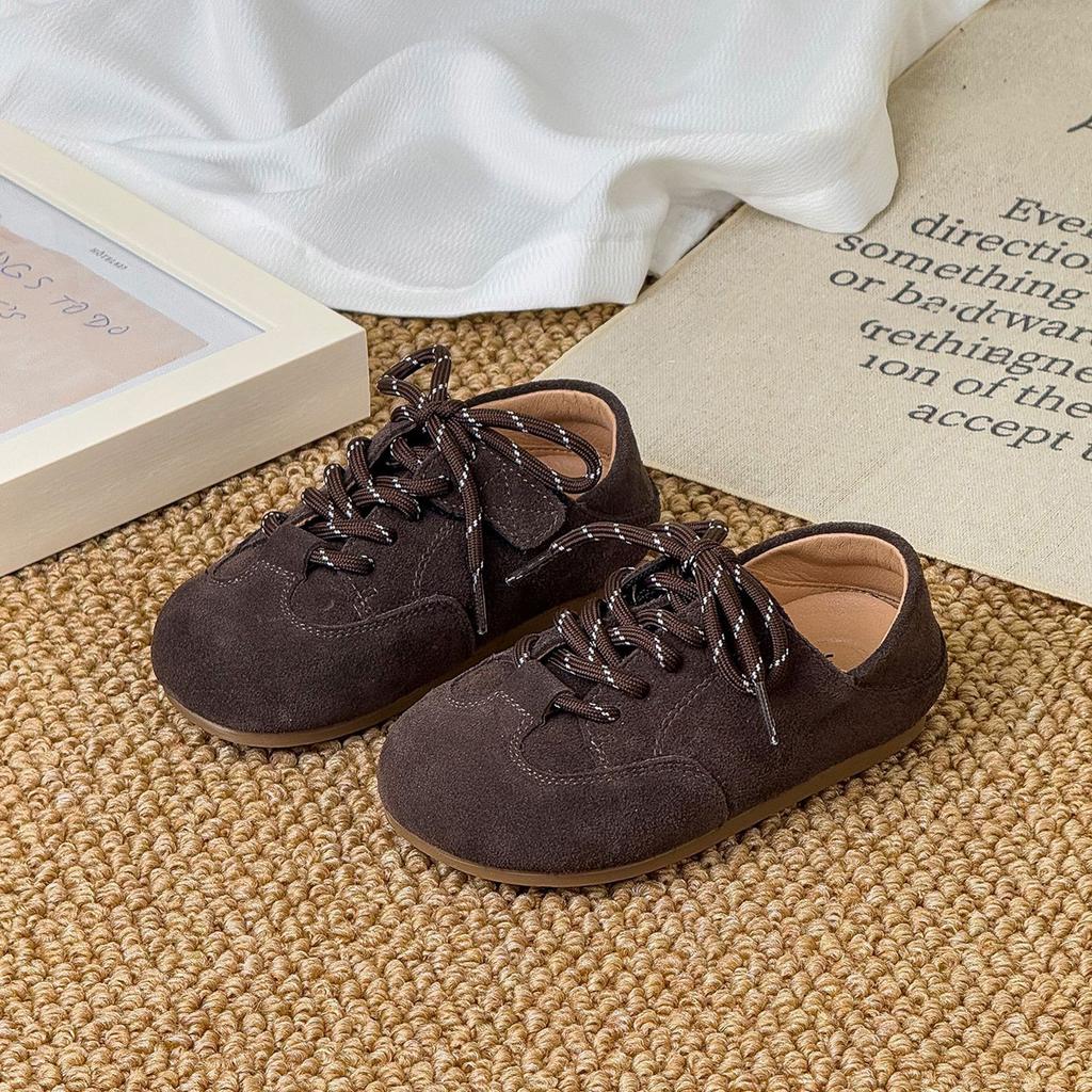 Retro-style Girls' Shoes, Small Leather Shoes with Soft Soles