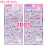 New Cartoon Melody Stickers Anime 3D Toys DIY Crystal Ornament Stickers Decorative Stickers Children's Playthings