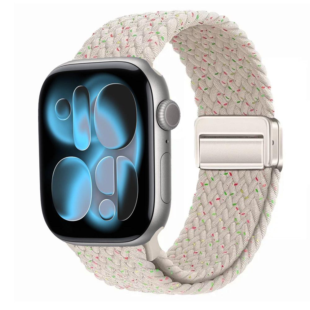Nylon Strap for Apple Watch 11 10 46mm 42mm/Ultra 3 2 1 49mm Magnetic buckle Wristband iWatch 9 8 7 6 5 4 SE 45mm 44mm 41mm 40mm