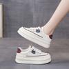 Fashion Ladies Footwear Lace Up Whit Spring Autumn Round Toe Women's Shoes Offers Light Walking Korean 39 Casual Cotton on Offer Deals