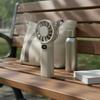 Handheld Cooling Fan Digital Display Ice Cooling Fan Electronically Commutated Engine Triple-Function Design for Commuters