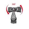 Multi-functional Camera Phone Clamp 1/4'' Screw Vertical Shooting Cell Phone Tripod Clamp 360° Rotatable Cold Shoe Mount