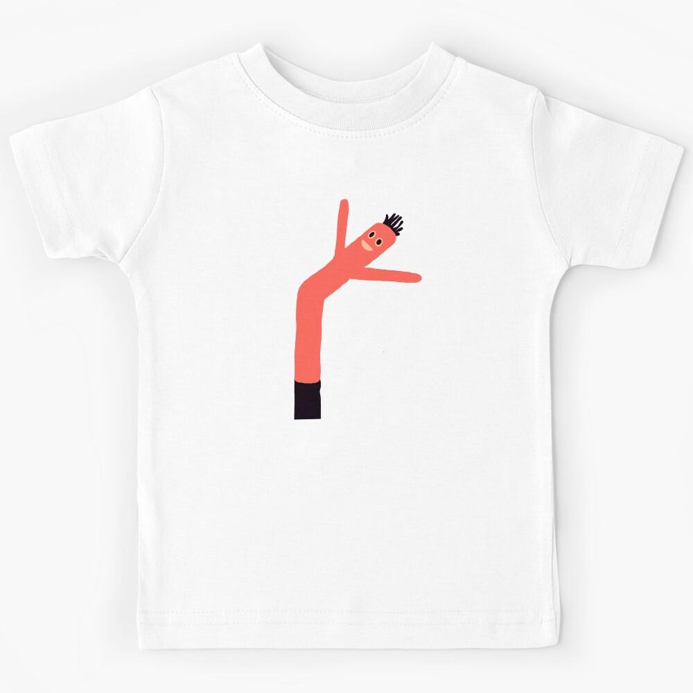 Wacky Wavy Inflatable Arm Flailing Tube Man - Red Kids T-Shirt 130