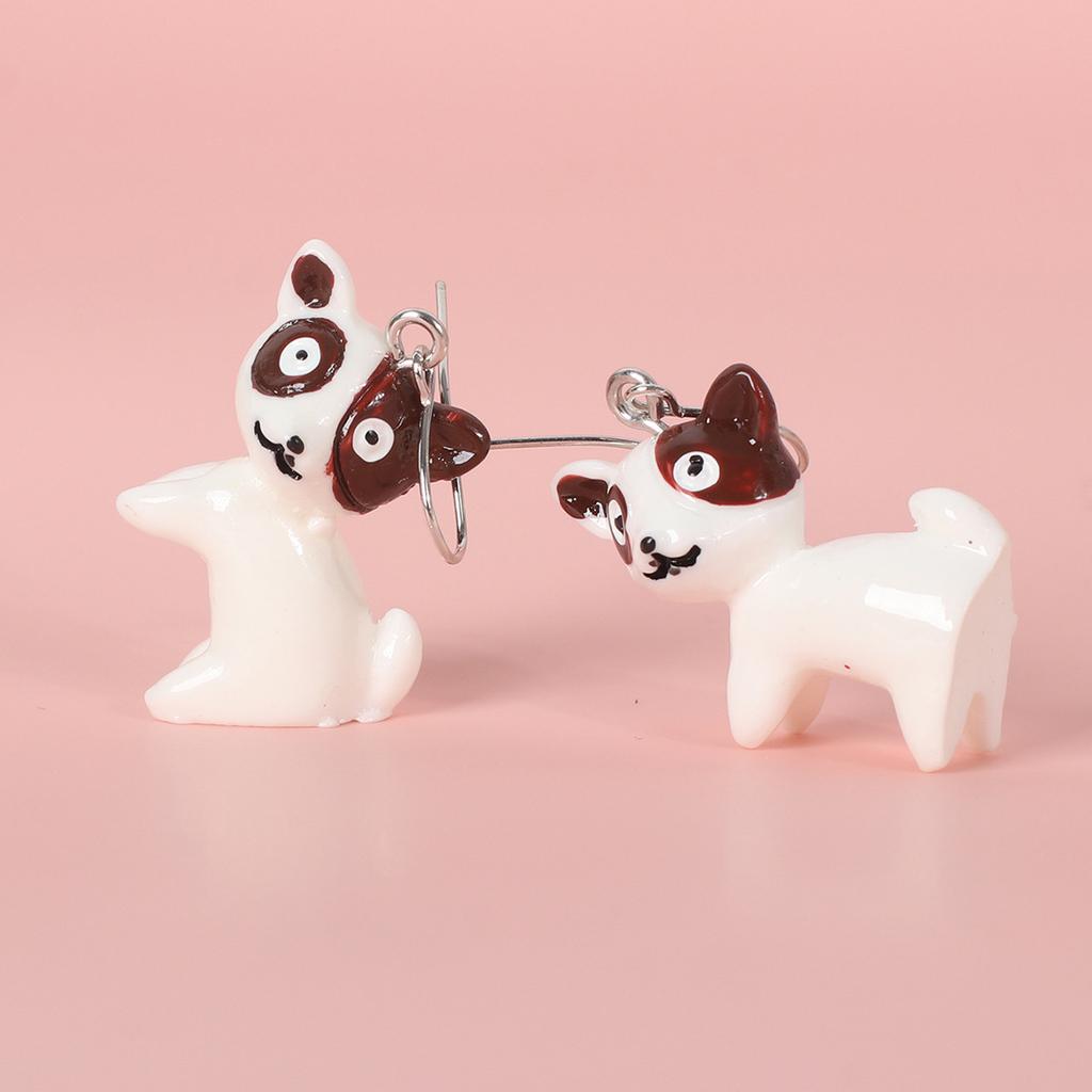 Boucles d'oreilles chiot design mignon ins style froid acrylique personnalisées clous d'oreilles animal de compagnie boucles d'oreilles design dessin animé