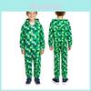 Minecraft Cosplay Costume For Halloween With Polyester Fabric For Teens