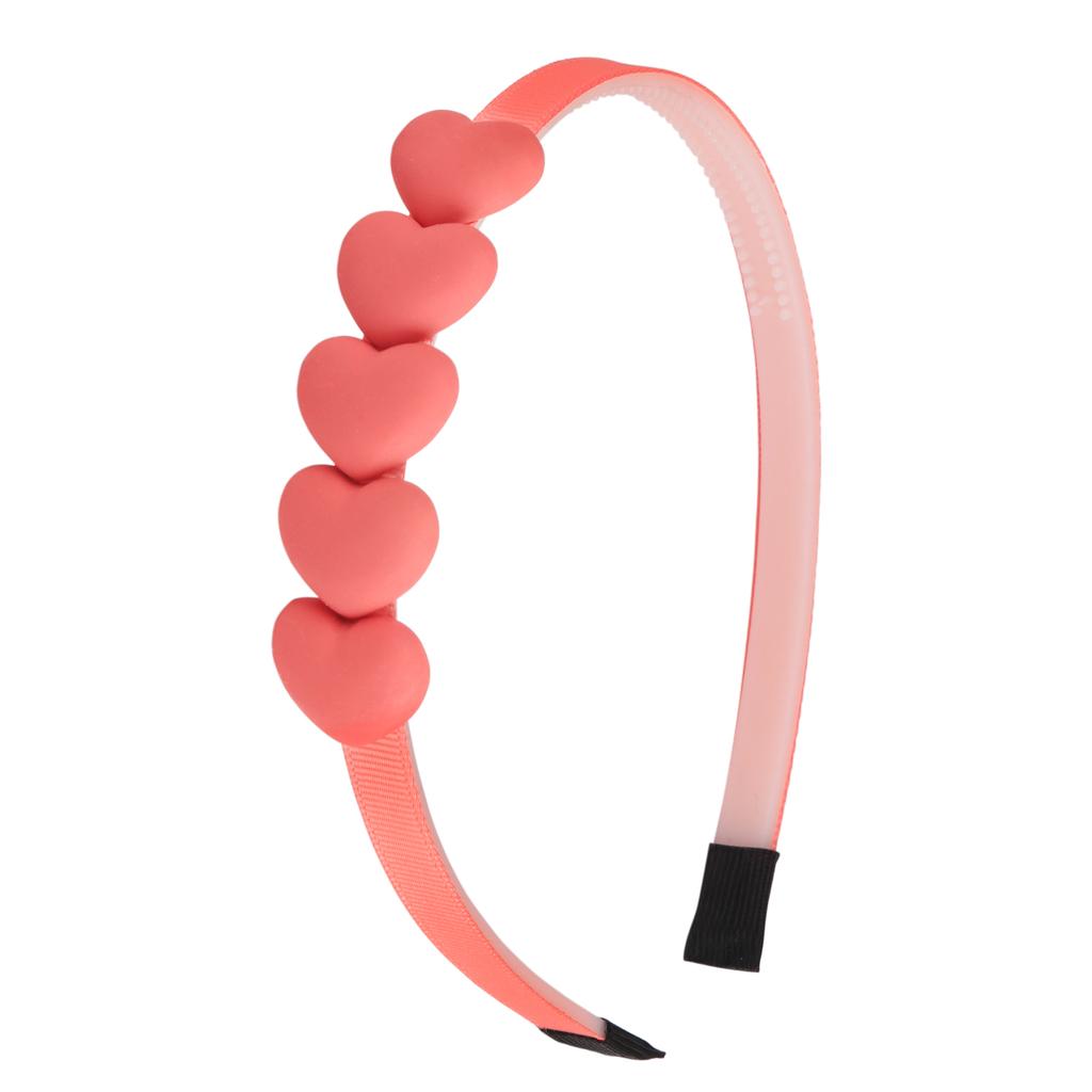 1PC Cute Girls Headbands Plastic Hairbands Matte Heart Shaped Headband Children Kids Hairband Headwear Fashion Hair Aceessories
