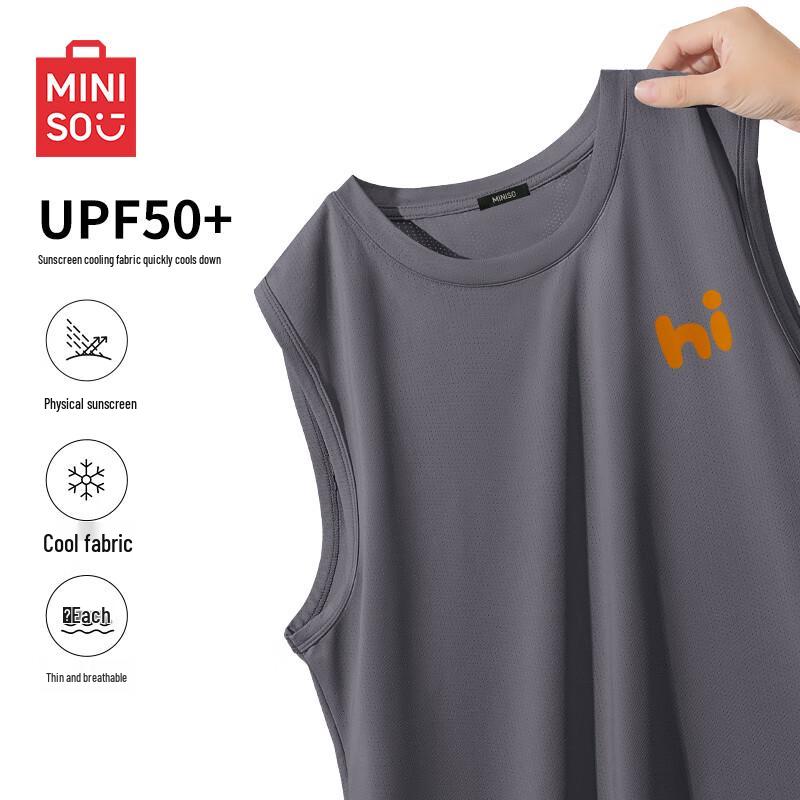 

MINISO Men s Quick-Dry Mesh Performance Tank Top 3XL