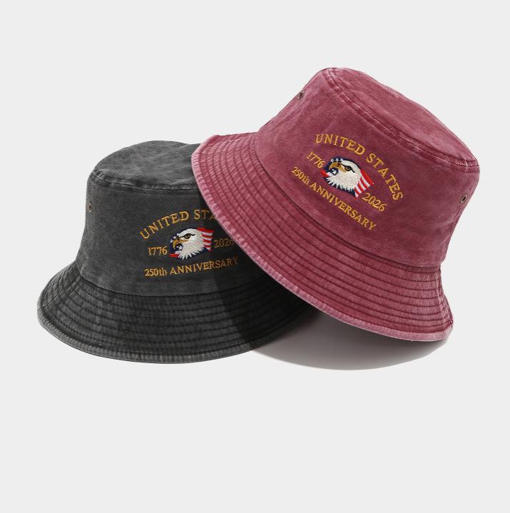 Popular US Cheetah Navy Commando Anniversary Hat Washed bucket hat tide