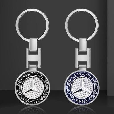 3D Stiil Metallist Auto Võtmehoidja Aastapäeva Märk Võtmehoidja Aksessuaarid Mercedes Benz AMG W205 W204 W203 W211 GLC GLE CLA W212 W213 W201 W210 W124 jaoks