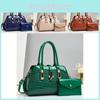 Trendy Shell Shaped Handbag With Crocodile Texture And Glittering Finish For Daily Fashion