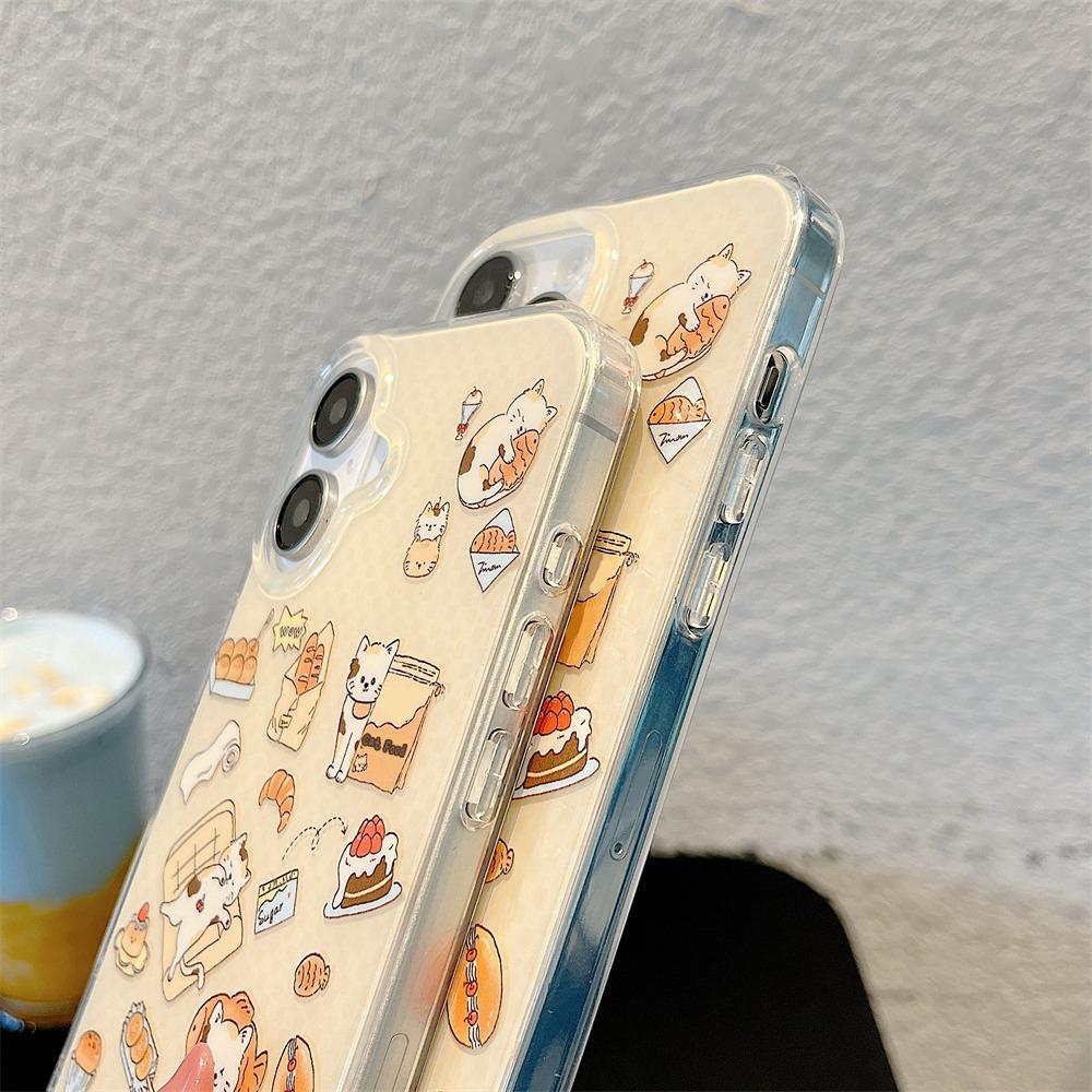 IMD Phone Case for iPhone 11 13 16 Pro Max Case iPhone 13 14 15 Pro Max 12 13 Pro Max 13 Pro 14 Pro Cartoon Cute Flower Animal Shock Wear-resistant