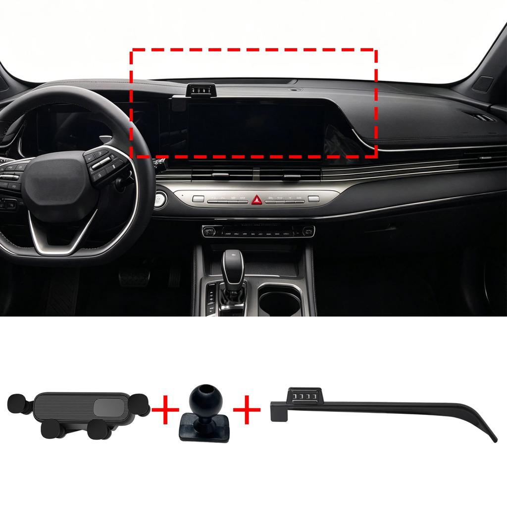 Support de téléphone sur mesure pour Hyundai Grandeur Azera IG 2019 2020 2021 2022, fixation sur écran du tableau de bord, sans perçage,