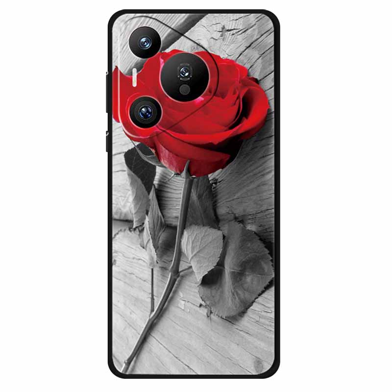 For Huawei Pura 70 Ultra Pro Case Silicone Animal Painted TPU Soft Phone Back Cover For Pura70 Pro+ Lion Shockproof Case Pura70