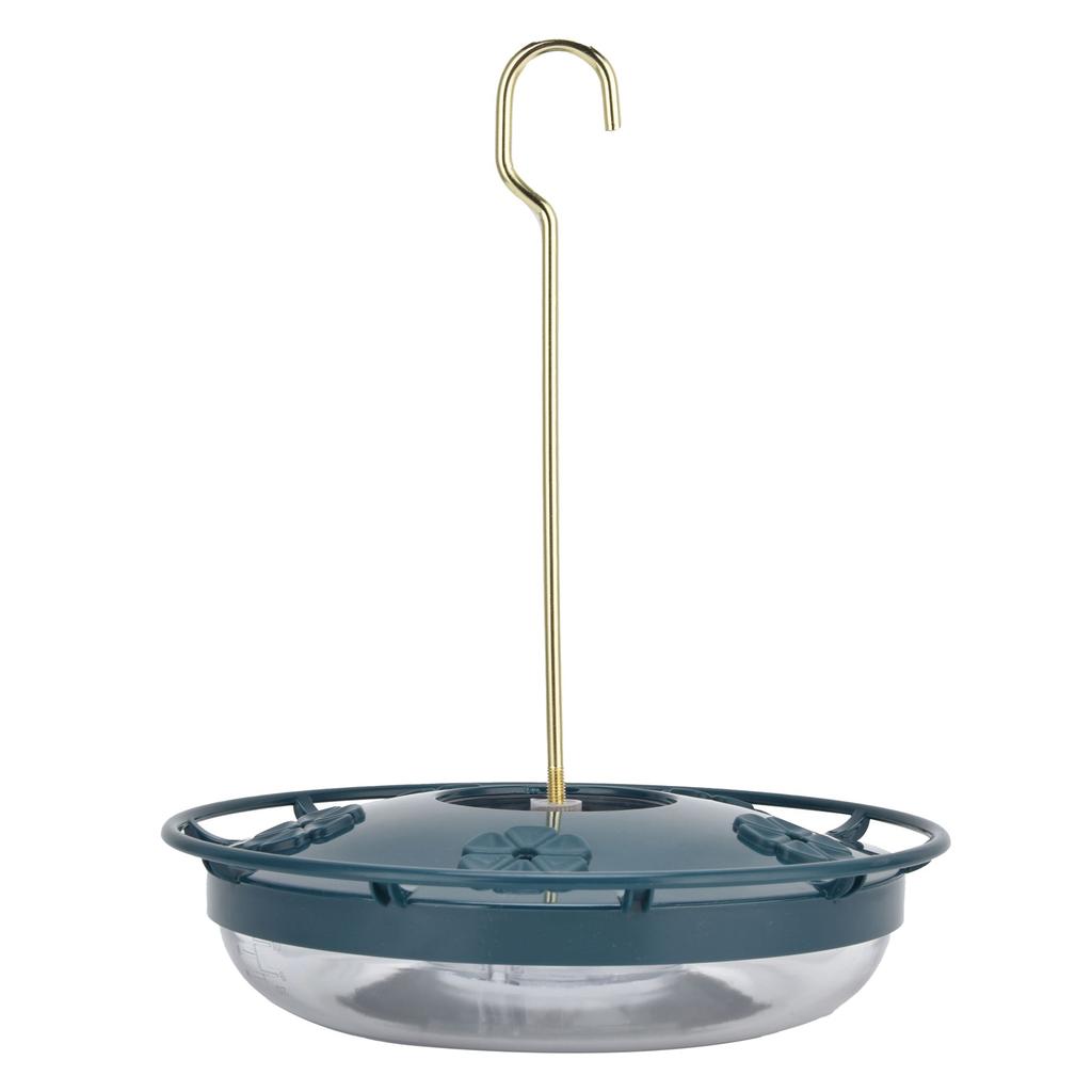 CourtyardShaped Bird Feeder Transparent Hanging Bird Water Feeder for Garden Terrace(Red )