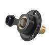 Easy To Install Marine Motorhomes Boat And Trailer Water Inlet Flange With Protective Brass Check Valves And Hose Elbow