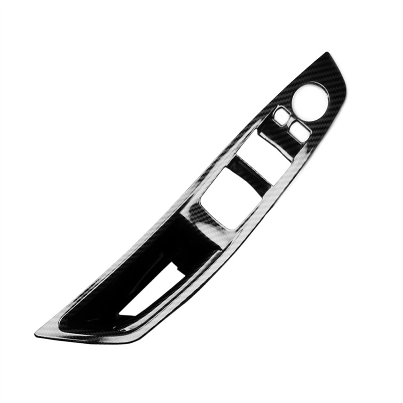 

HAENJA Car Interior Door Handle Carbon Fiber Texture Door Pull Handle Protective Cover Trim for BMW 5 Series F10 F18 LHD Driver Cover, 2011-2017