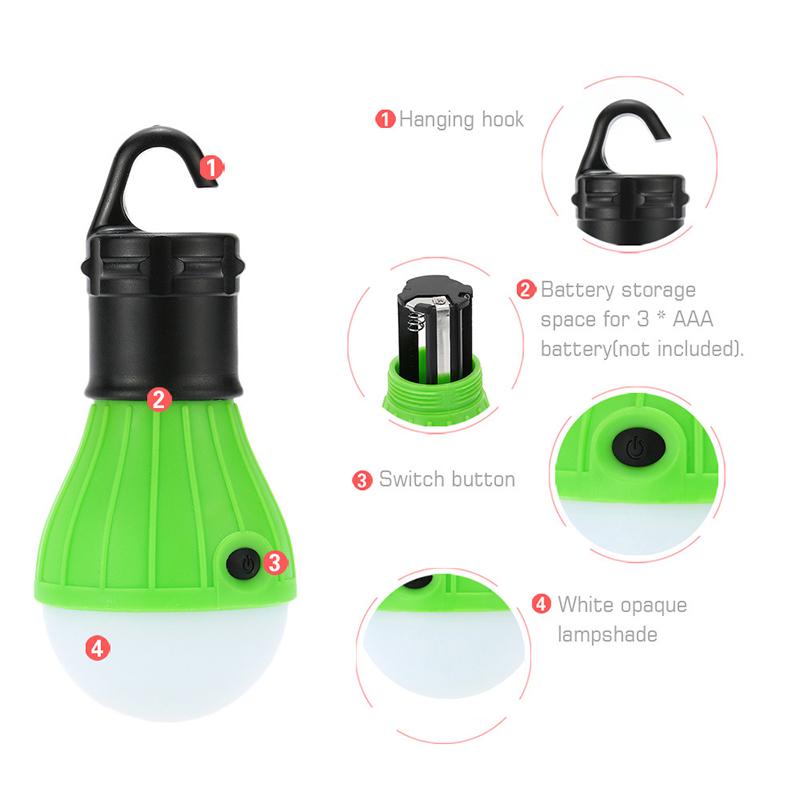Outdoor Portable Hanging LED Camping Tent Light