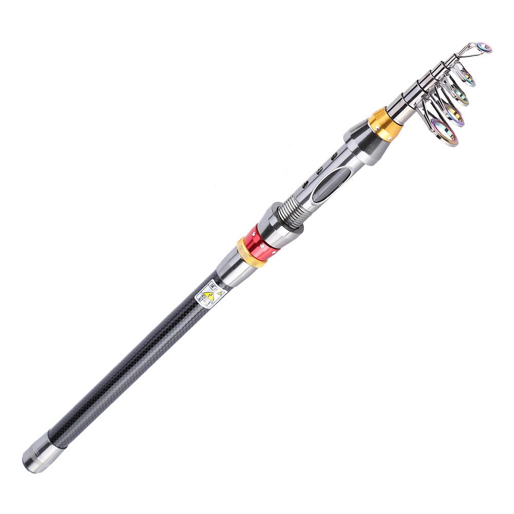 5 Size High Quality Carbon Fiber Portable Hard Fishing Rod Poles Freshwater Fishing Accessory