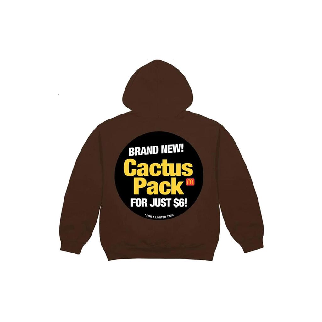 Travis Scott X McDonald's Cactus Pack Sticker Hoodie TS-XMCPSHBRN