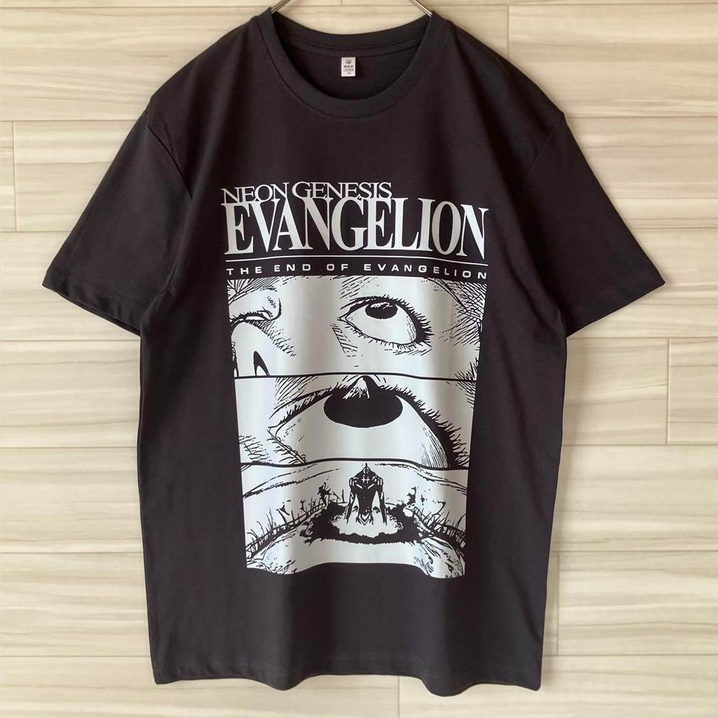 [USED] EVANGELION Anime Movie T-Shirt XL
