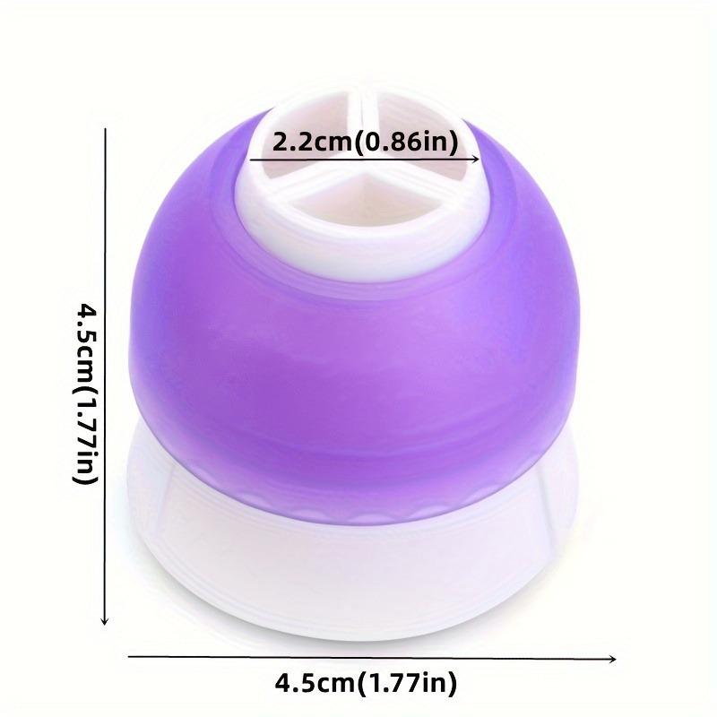 1pc Baking Cake, 3 Holes 3 Color Cream Piping Bag Converter Three Color Piping Mouth Converter DIY Decoration