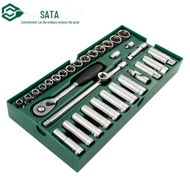 SATA 33-Piece 10mm Socket Wrench Set