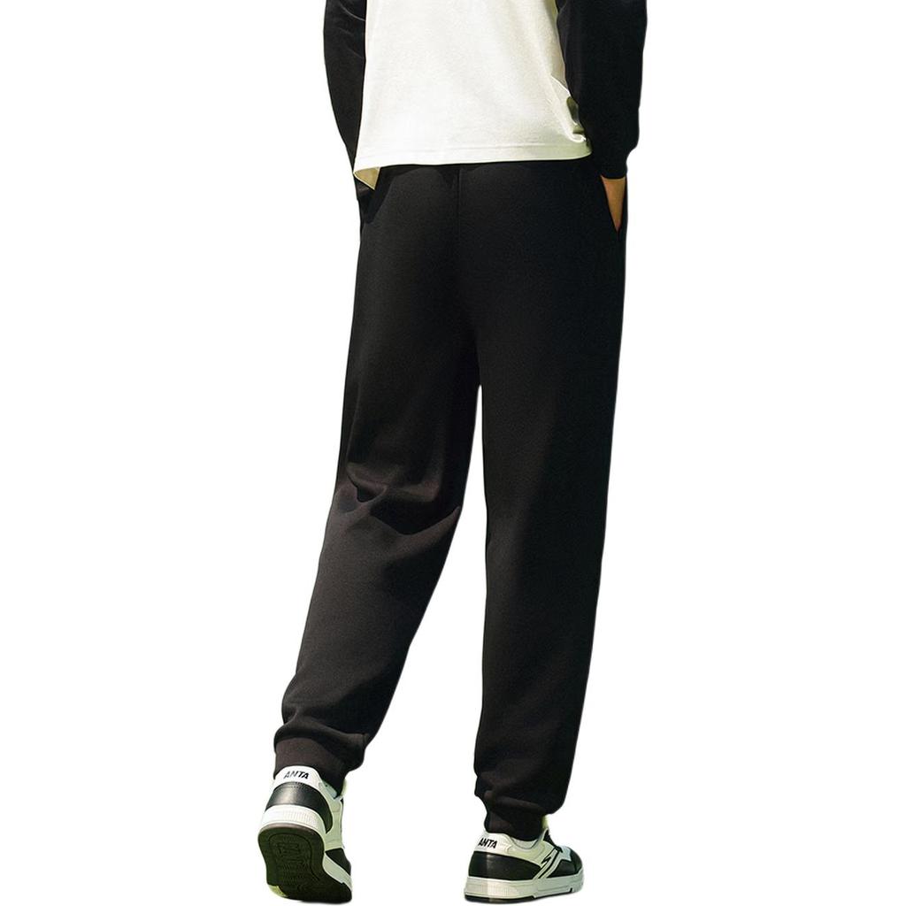 Anta Lifestyle Series Fw/Aw25 Solid Color Lace-Up Loose Knit Sports Pants Men Bottoms 152548305-1