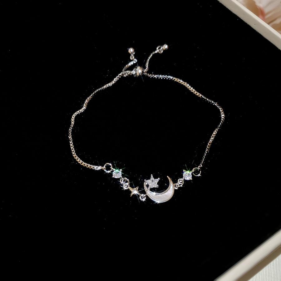 Europe and the United States Hot-selling Color Oval Love Zircon Bracelet Light Luxury Bracelet Personalized Jewelry Women