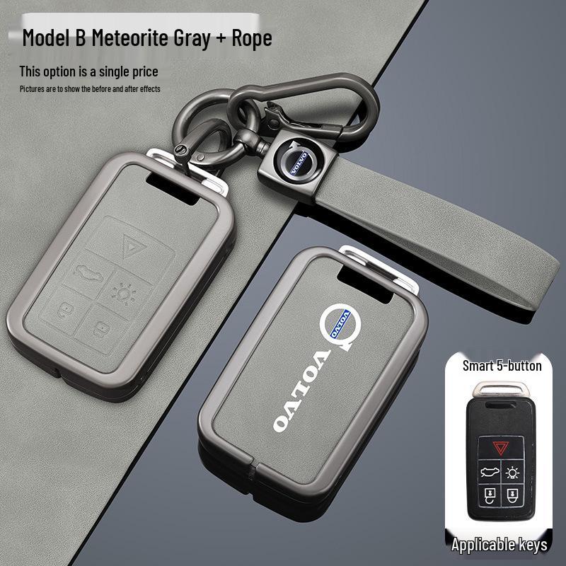 Volvo XC60/S60/V90/V60/S40/S80 Key Cover - Zinc Alloy Shell