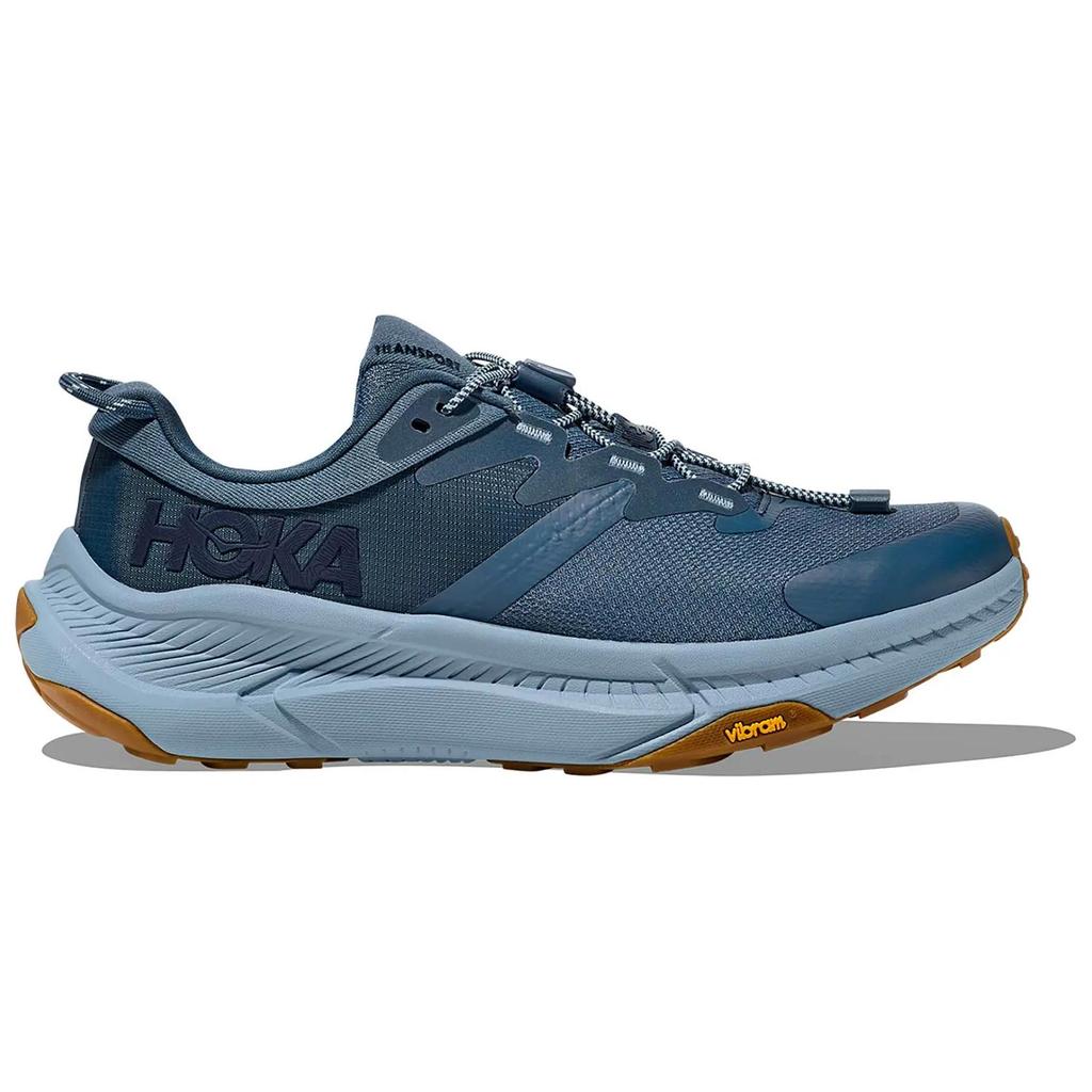 HOKA One One Transport Comfortable Versatile Non-Slip Durable Low-Top Hiking Shoes Women Hiking Shoes Deep-Blue 1123154-RLT